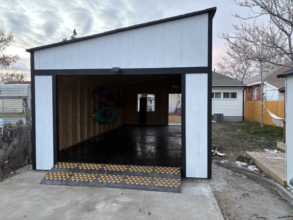 Stylish custom home office shed by shed builder near me in Salt Lake City, UT