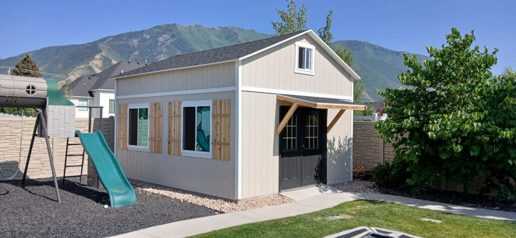 Premium shed services in Spanish Fork, UT built by Solitude Custom Sheds