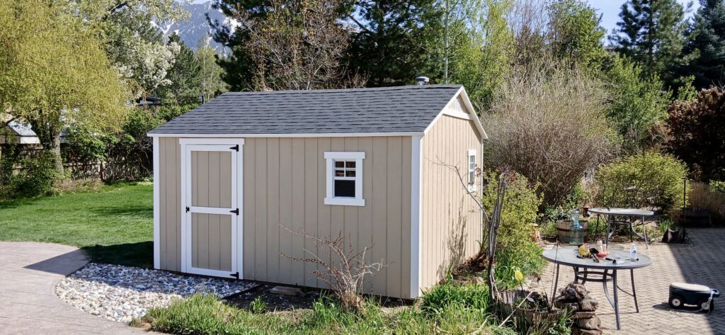 Outdoor garden shed by shed builder near me in Spanish Fork, UT