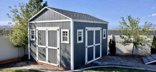 Quality shed services in Mapleton, UT installed by Solitude Custom Sheds team