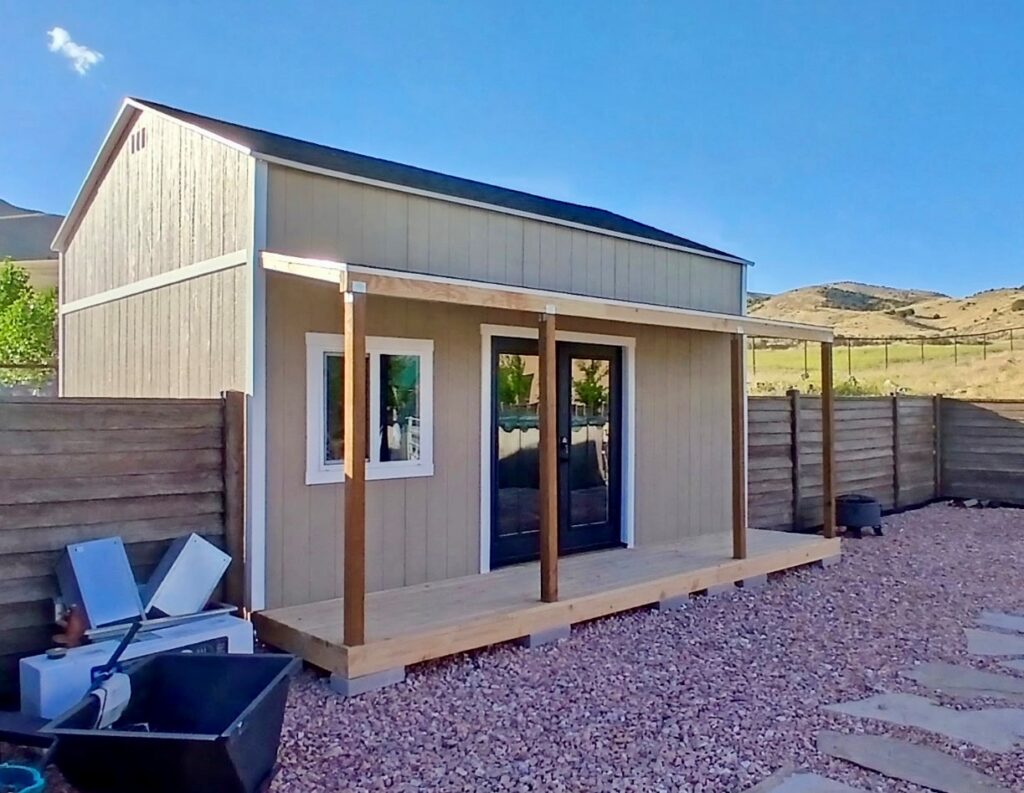 Outdoor storage shed by shed builder near me in Farmington, UT