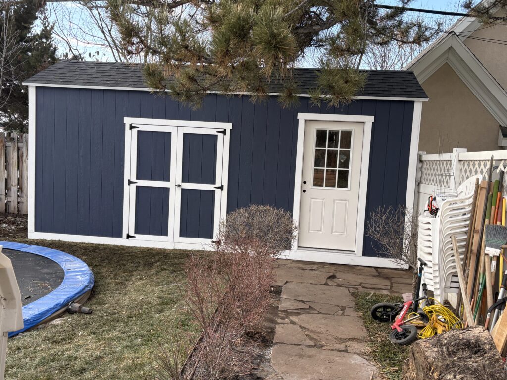 Custom-designed she shed in South Jordan, UT built with modern features