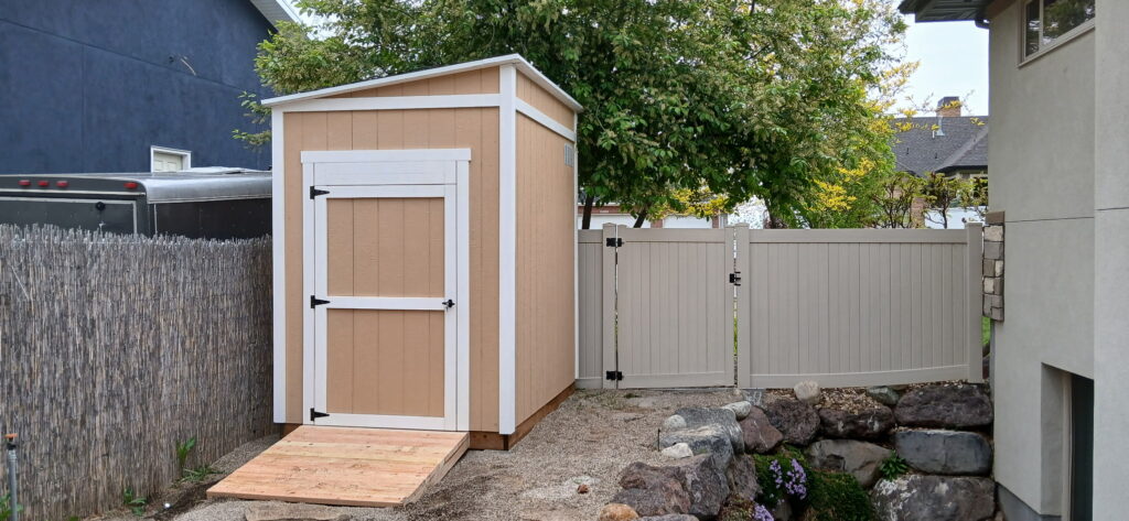 Custom she shed in Sandy, UT designed for backyard relaxation