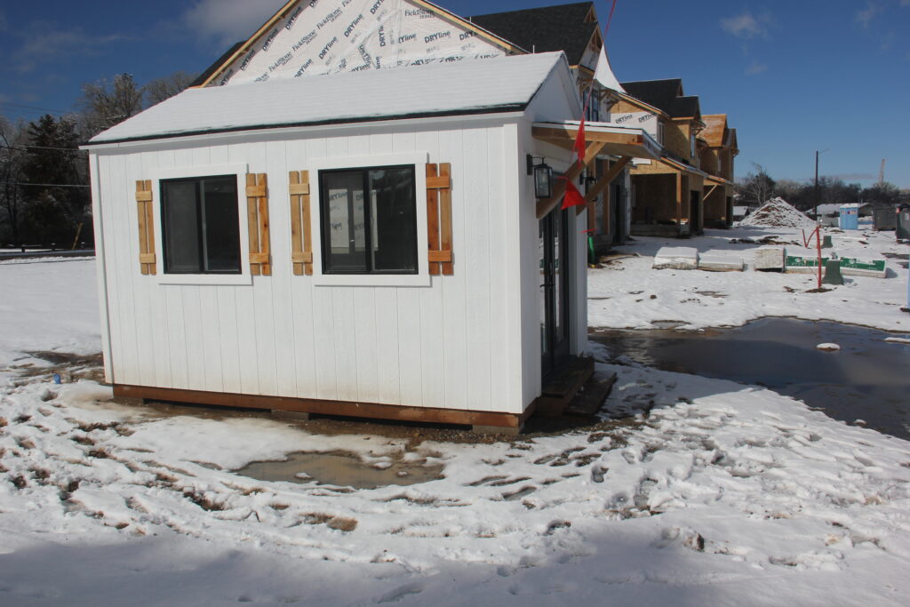 Modern backyard retreat by shed builder near me in West Jordan, UT