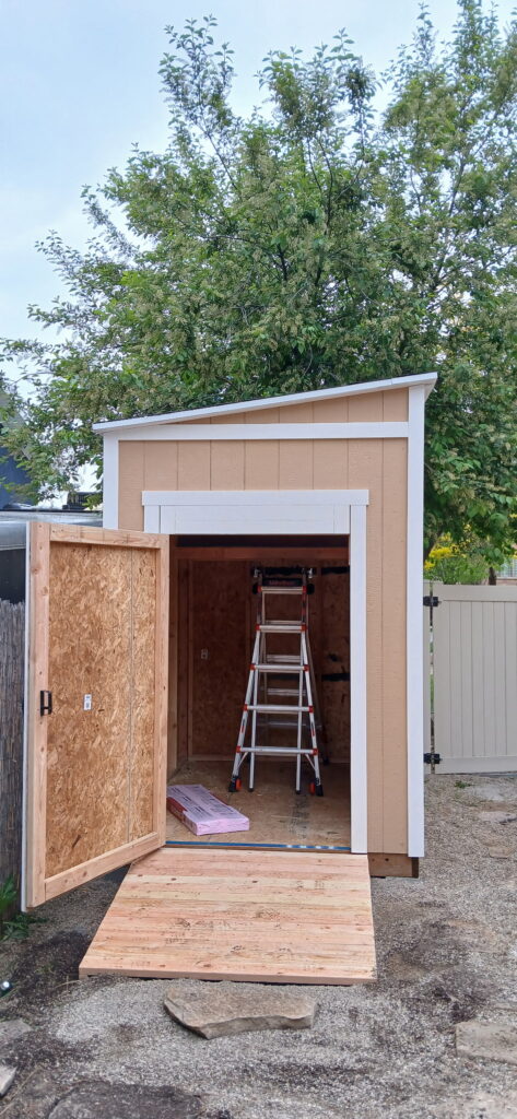 Custom golf shed in Sandy, UT designed for organized club storage